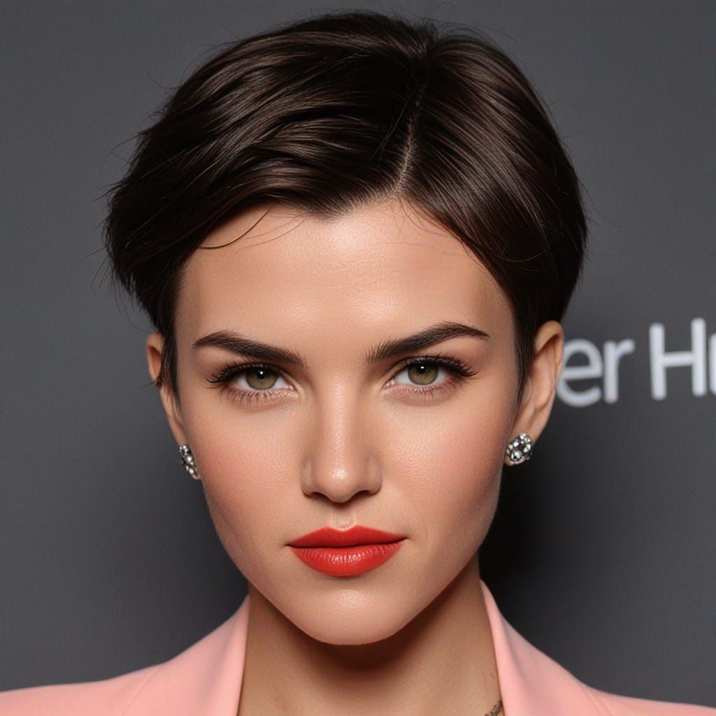 Portrait of Ruby Rose in Luxury Chic Style