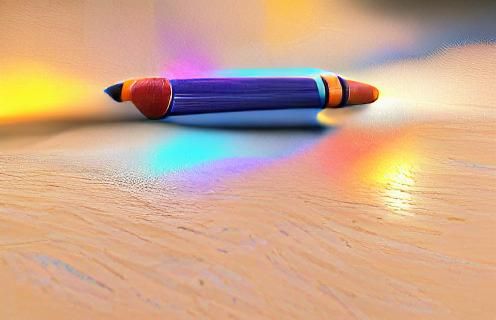 Vibrant 3D Pencil Render in Unreal Engine