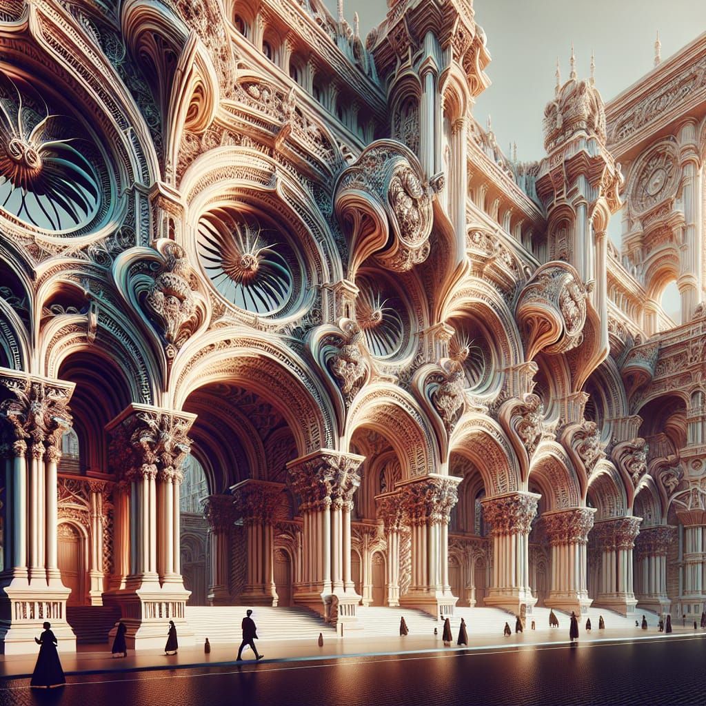 Joyful Architectural Design with Fractal Lighting