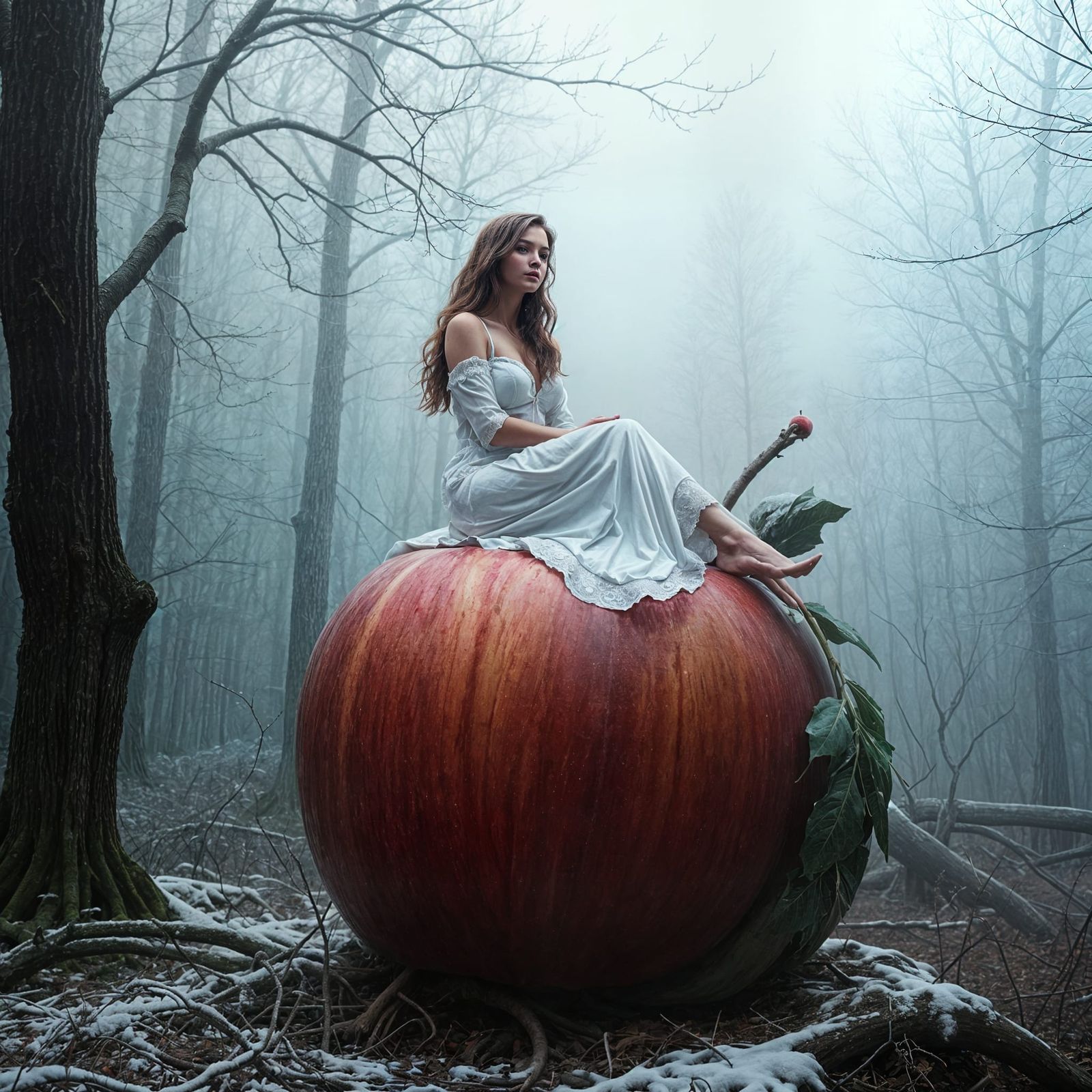 Ethereal Beauty Reigns Over Enchanted Forest in Hyperrealist...