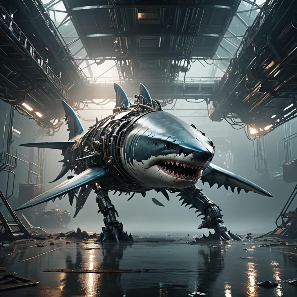Sci-Fi Shark Emerges from the Depths
