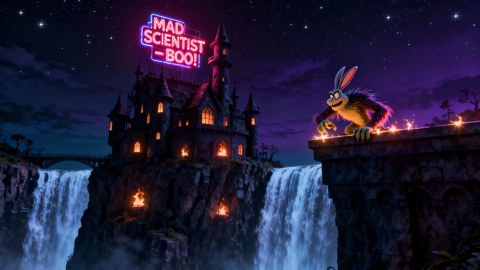 "MAD SCIENTIST - BOO!"