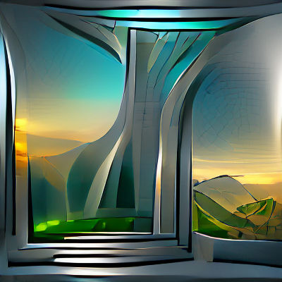 Vibrant Stained Glass Mosaic Tree