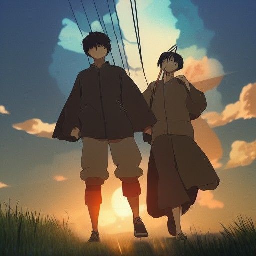 Grenade in Studio Ghibli Anime Style