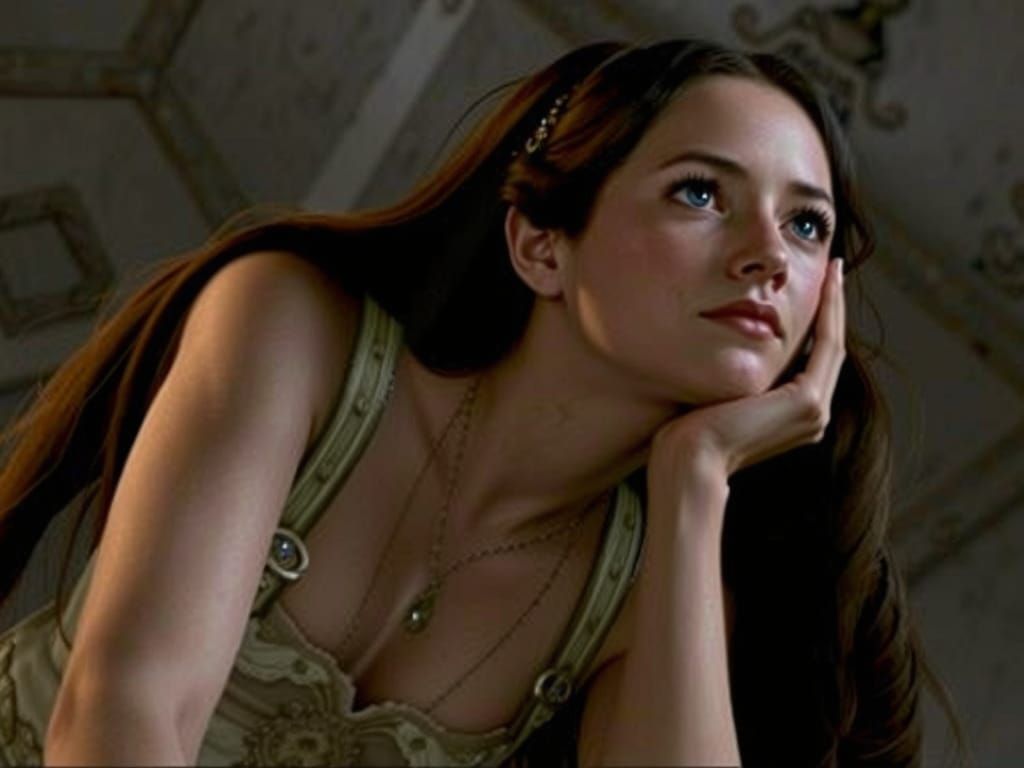 Ethereal Juliet Captured in Fantastical Matte Painting