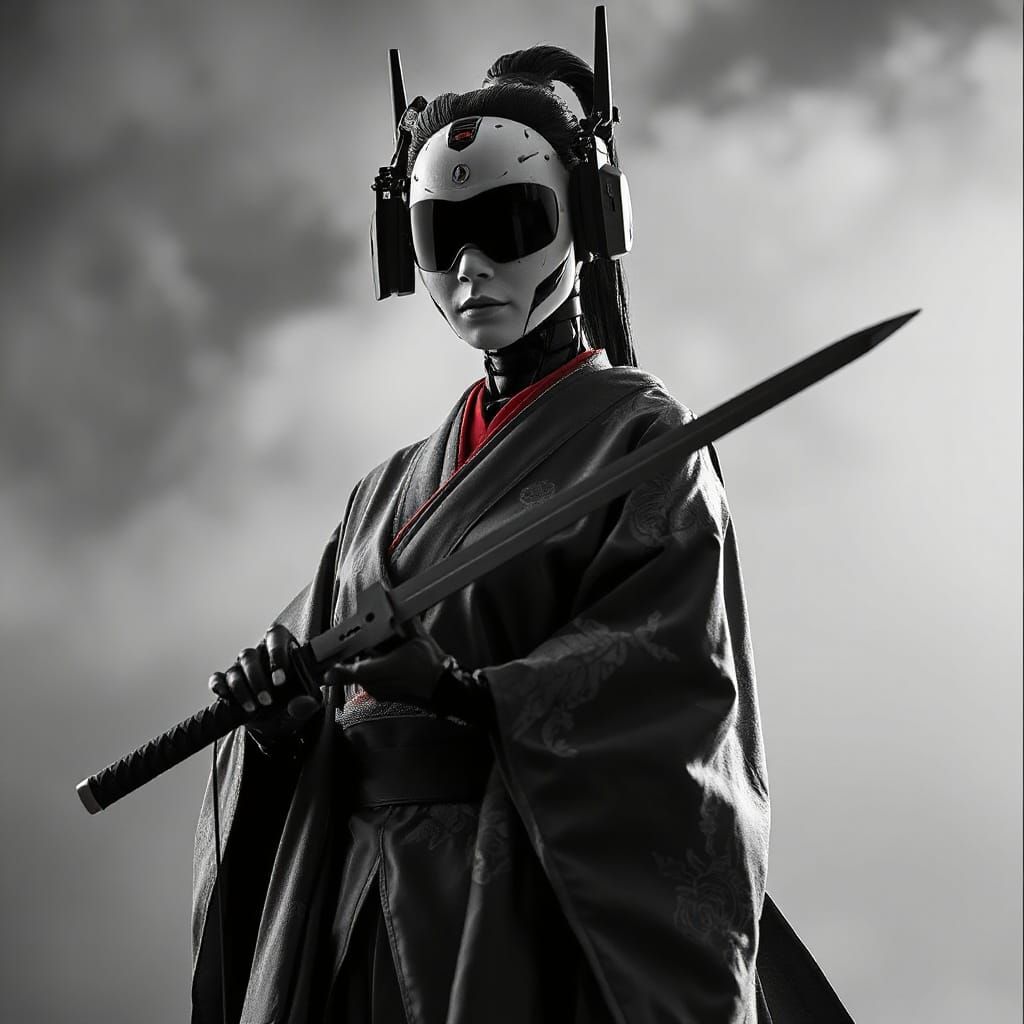 geisha with a katana