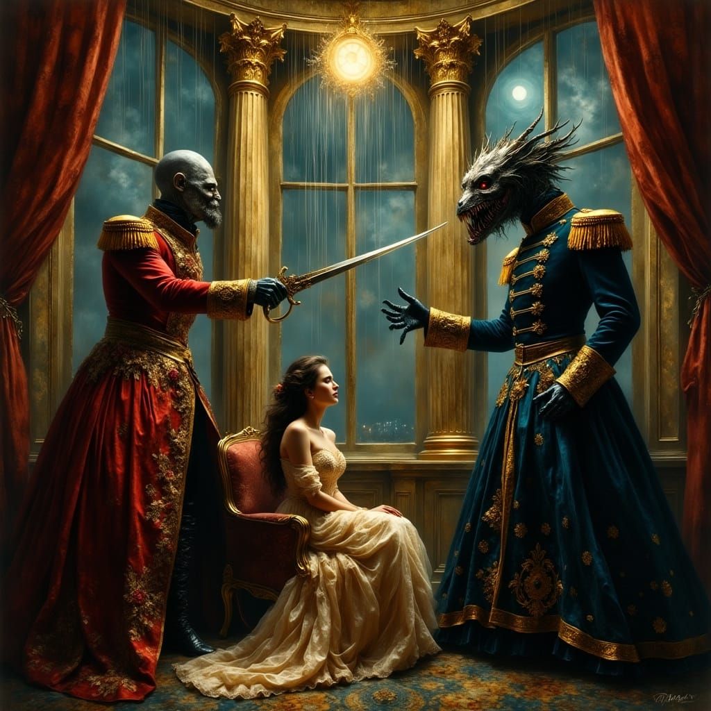 Gothic Victorian Tragedy with Puppeteer Elements