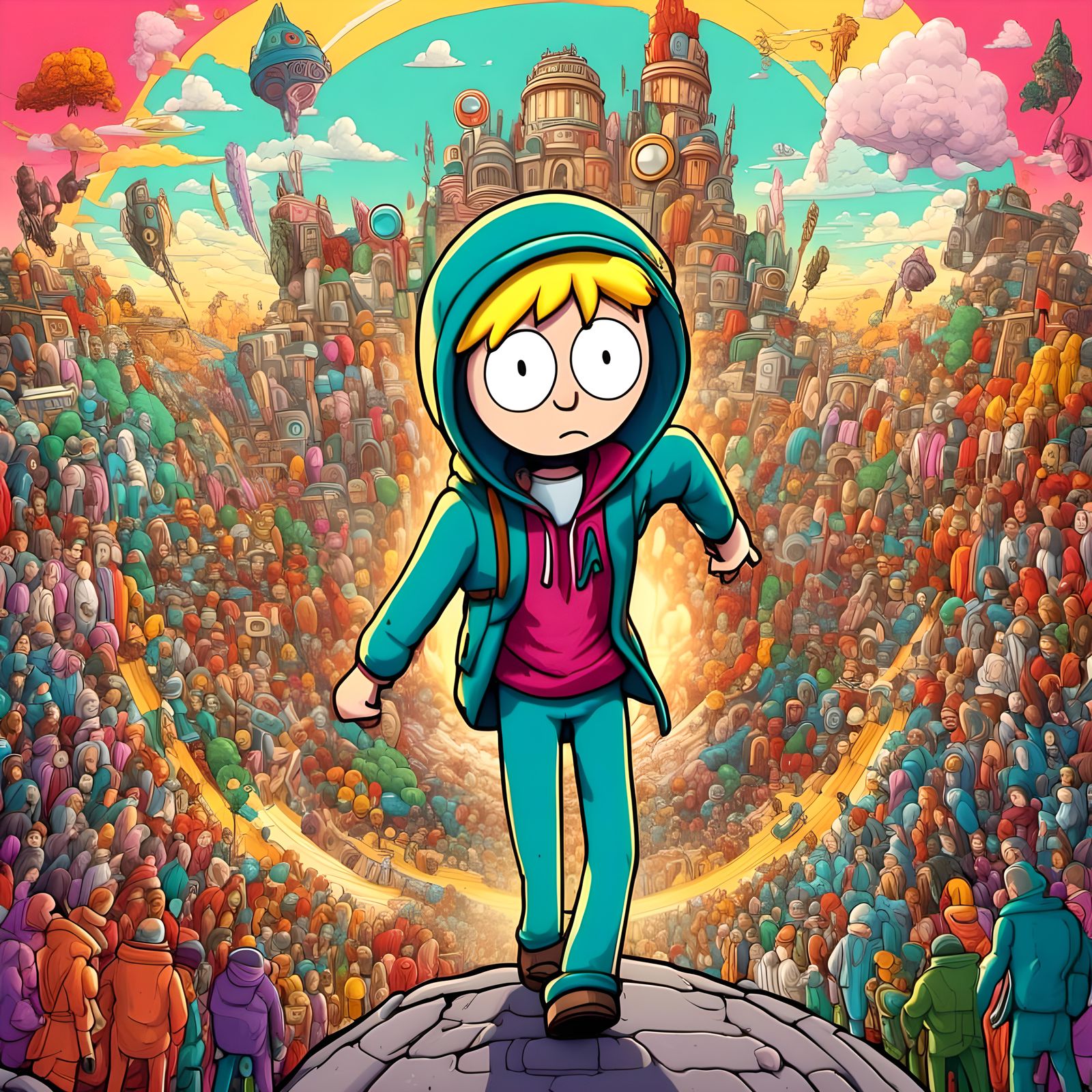 Epic Cartoon Adventure Inspired by South Park and Elden Ring