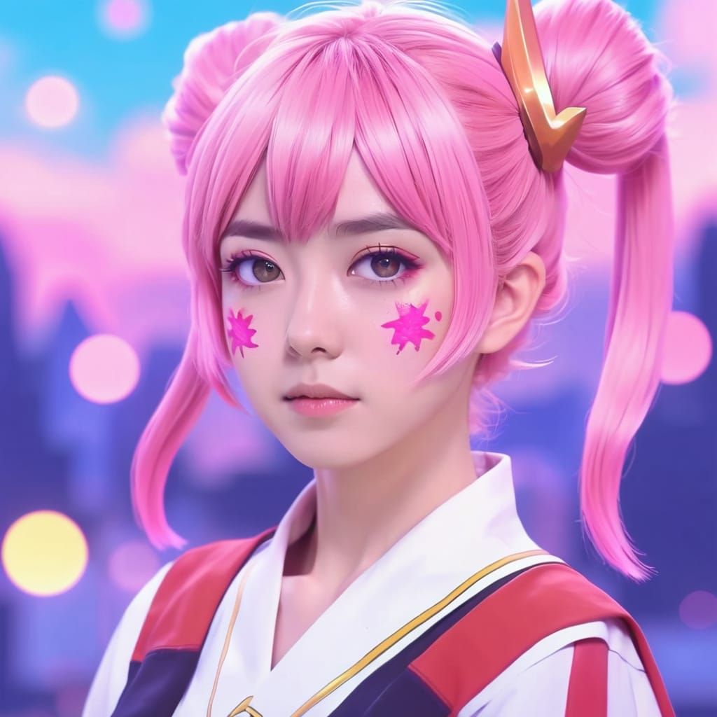 Anime Style Portrait of TiLLie in Vibrant Comic Art