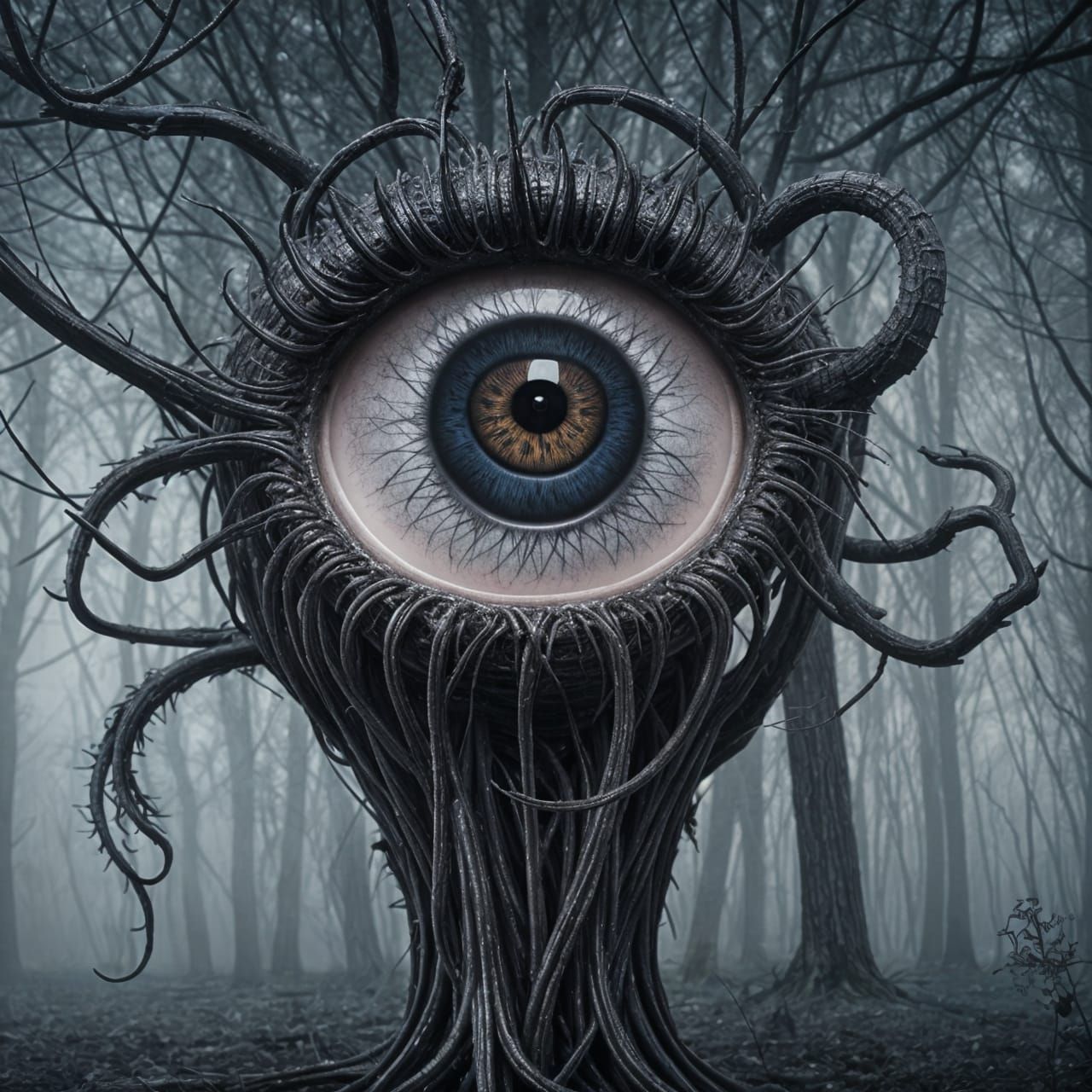 Creepy Eyeball Macro View