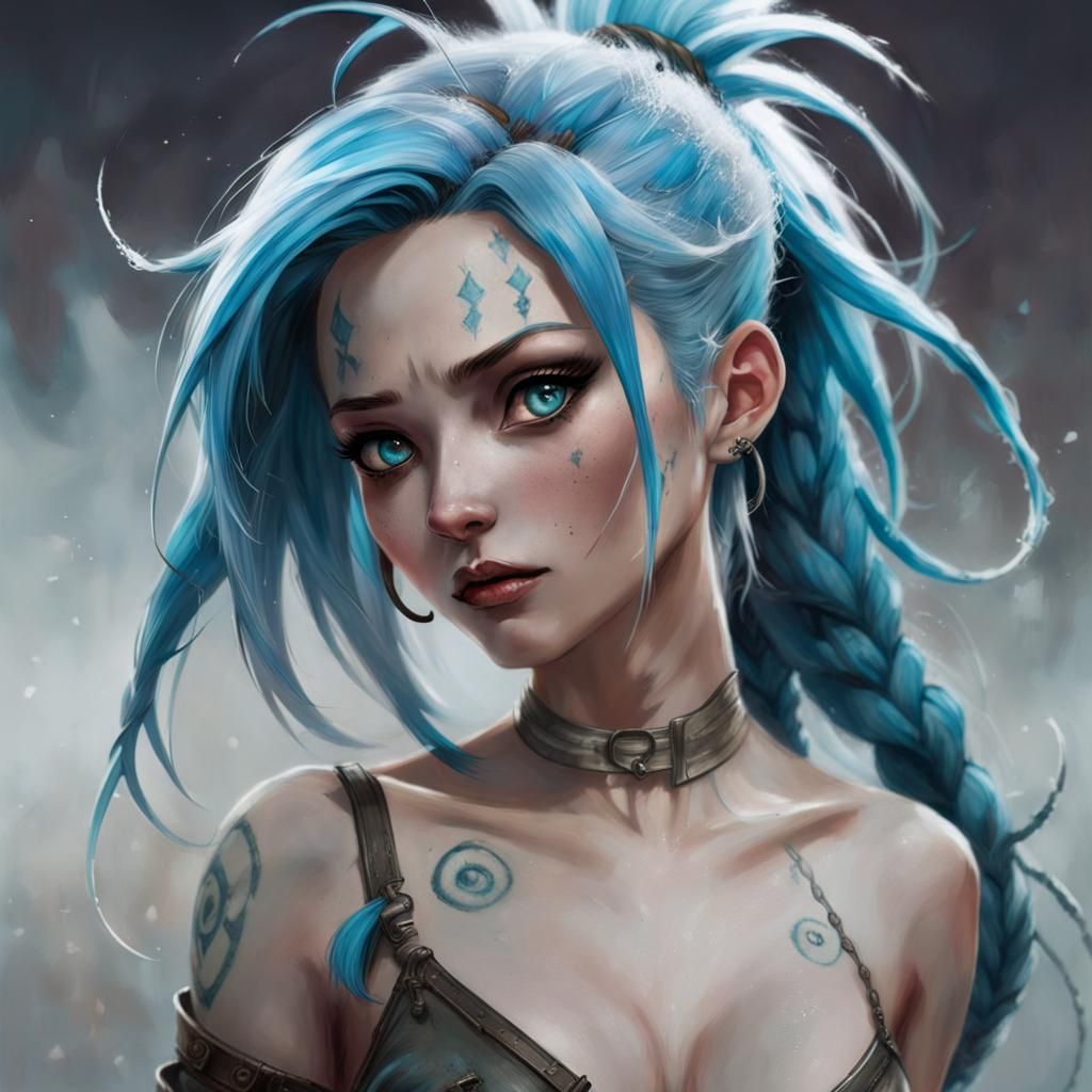 Jinx from the League of Legends