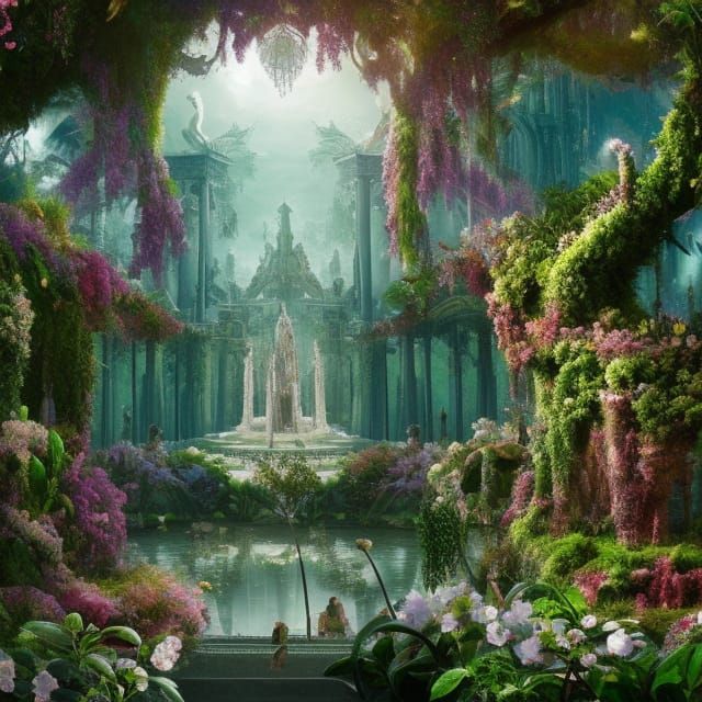 Atlantis: A Maximalist Digital Matte Painting