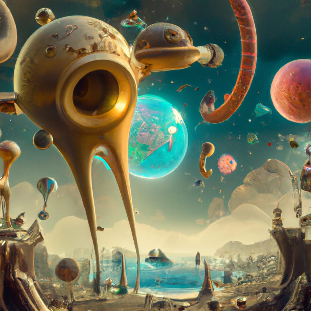 Goo Universe: Intricate 3D Digital Art