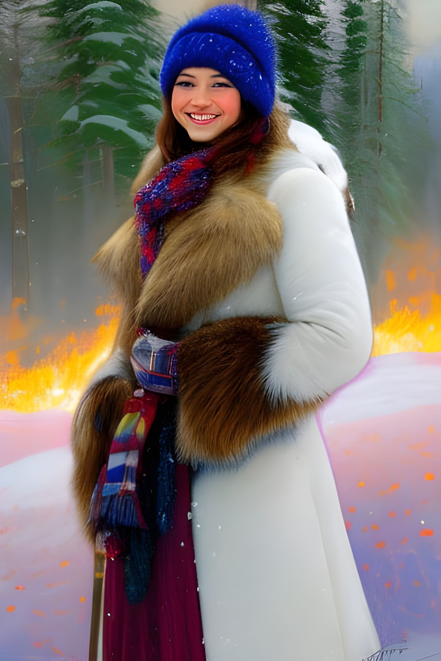 Icicles and Heavily Clothed Models