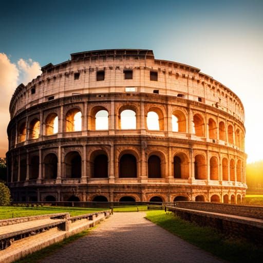 Hyperdetailed Roman Colosseum Artwork in 8K