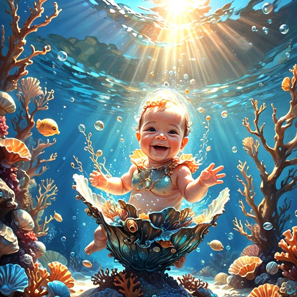 Ocean Baby Emerges with Magical Powers