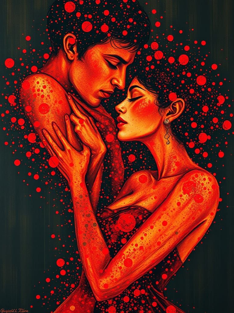 Sensual Abstract Art in a State of Turmoil