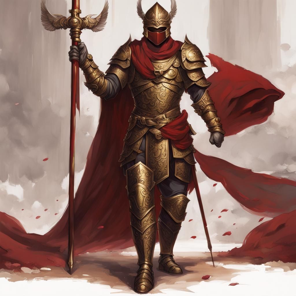 God of Governance, War, and Order in Bronze Armor