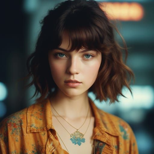 Simple Portrait of a Brunette