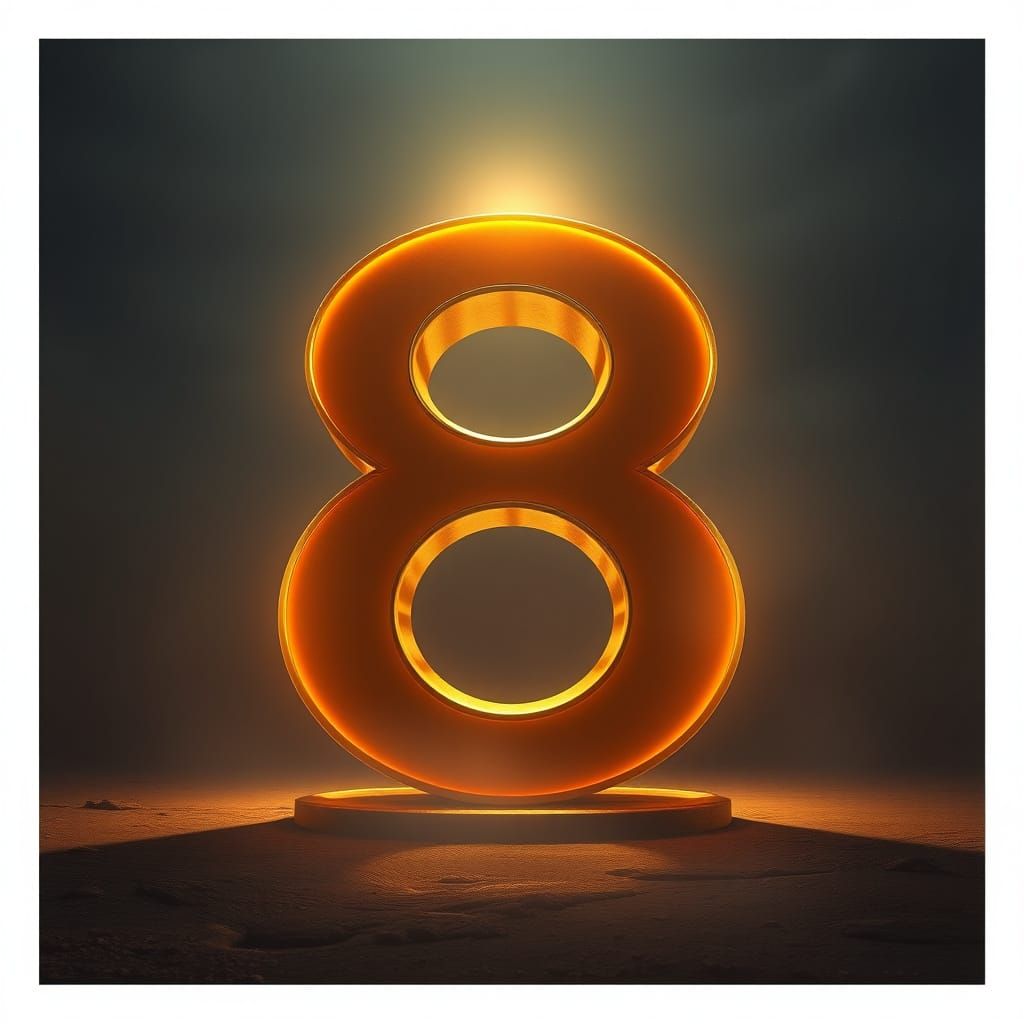 Ethereal 8 Digit in Unreal Engine 5 Art