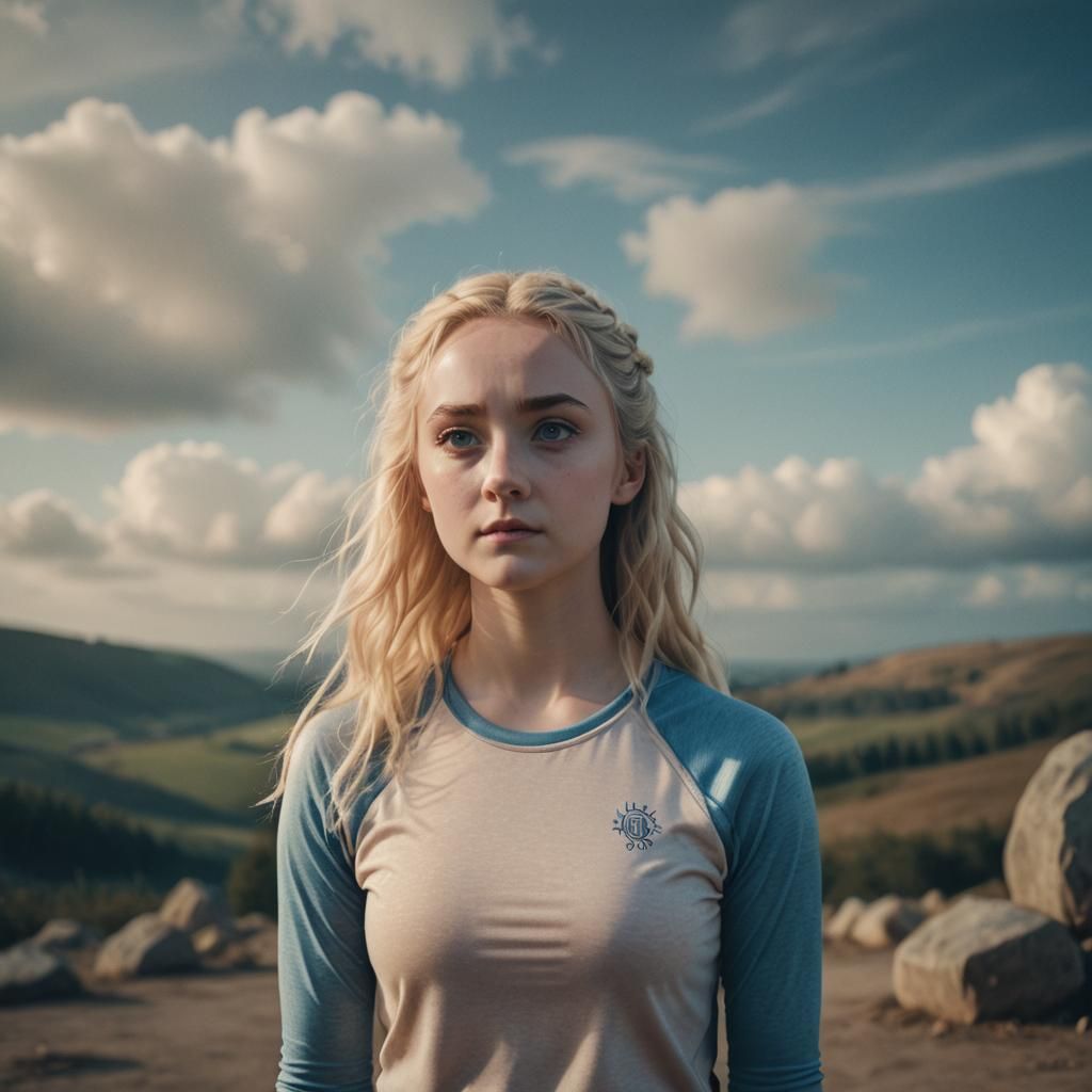 Cinematic Portrait of Woman in Sportswear