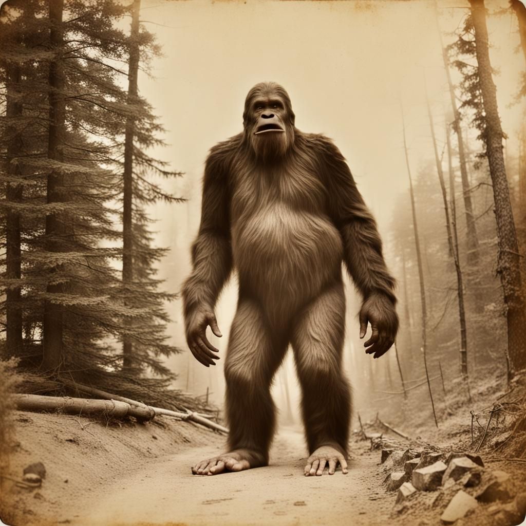 Bigfoot Appears in a Vintage Photograph