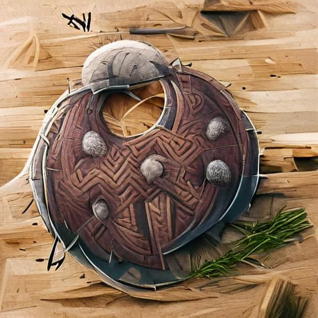 Viking Shield Knotwork Concept Art