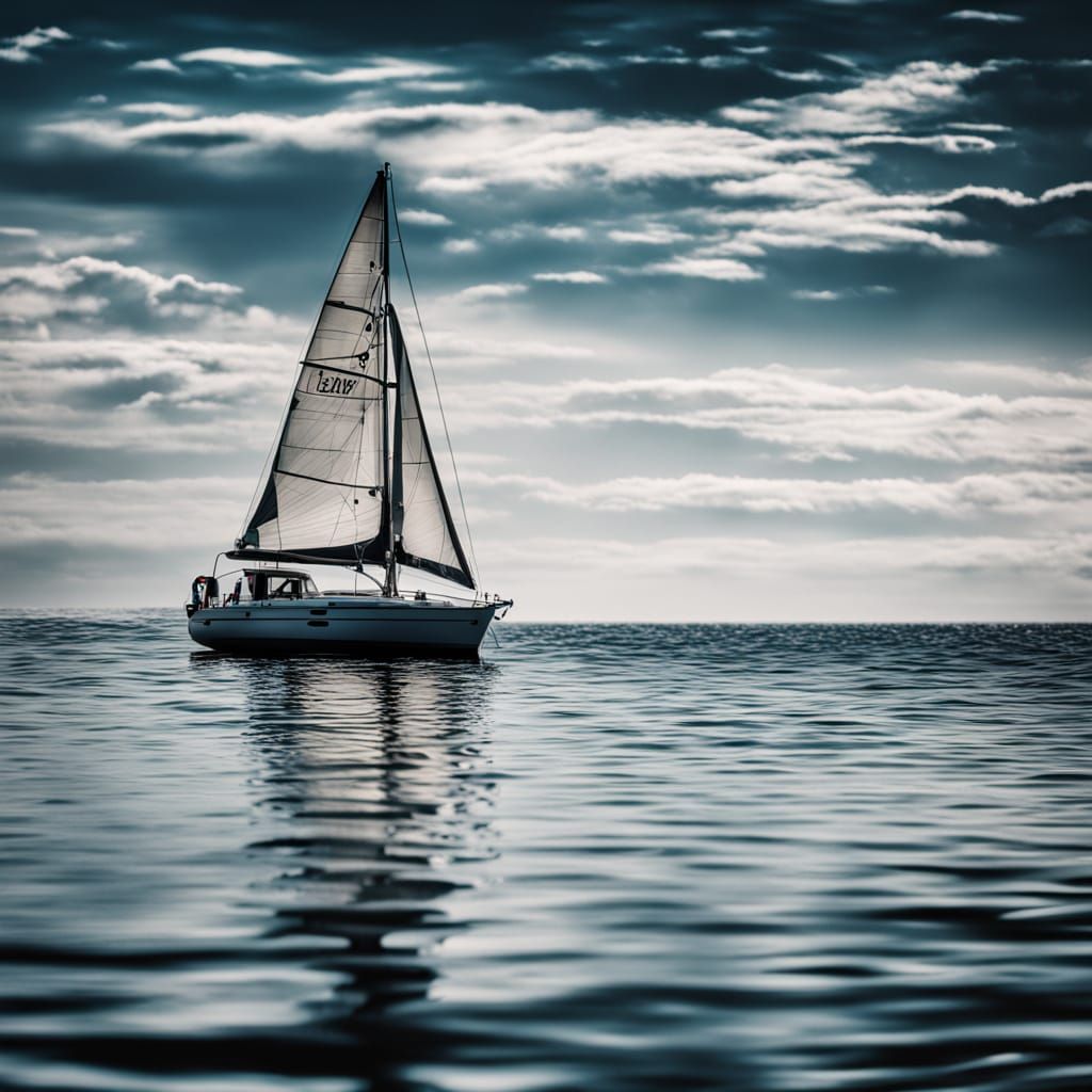 Serene Blue Ocean in Soft Focus