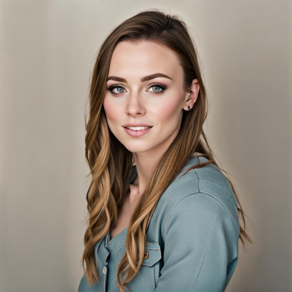 Hyperrealistic Digital Portrait of Tate McRae