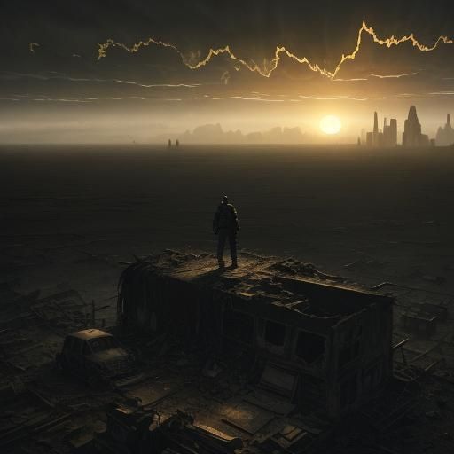 Post-Apocalyptic Wasteland: Digital Matte Painting