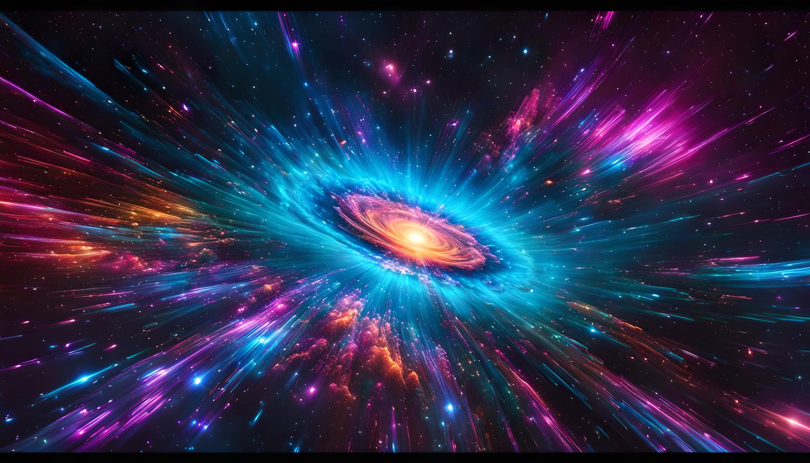 Cosmic Nebula in Hyperrealistic Candy Art Style