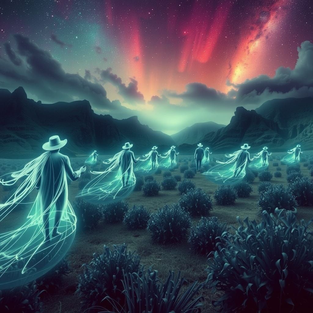 Ghostly Cowboys Haunt the Old West