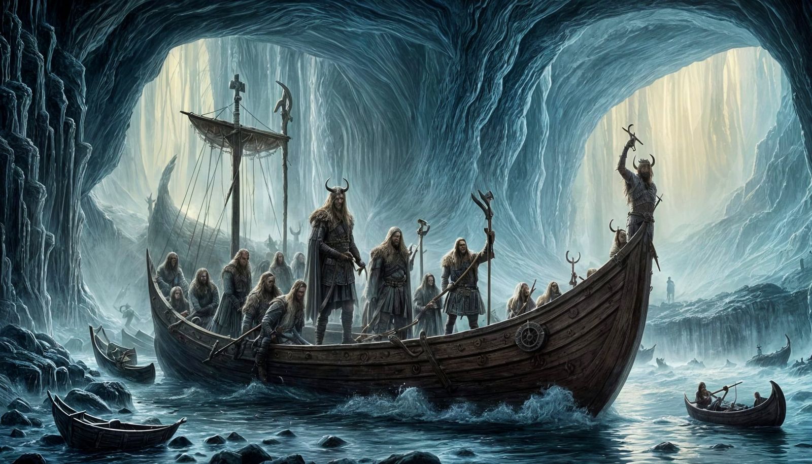 Eerie Viking Drakkar Journey to Valhalla