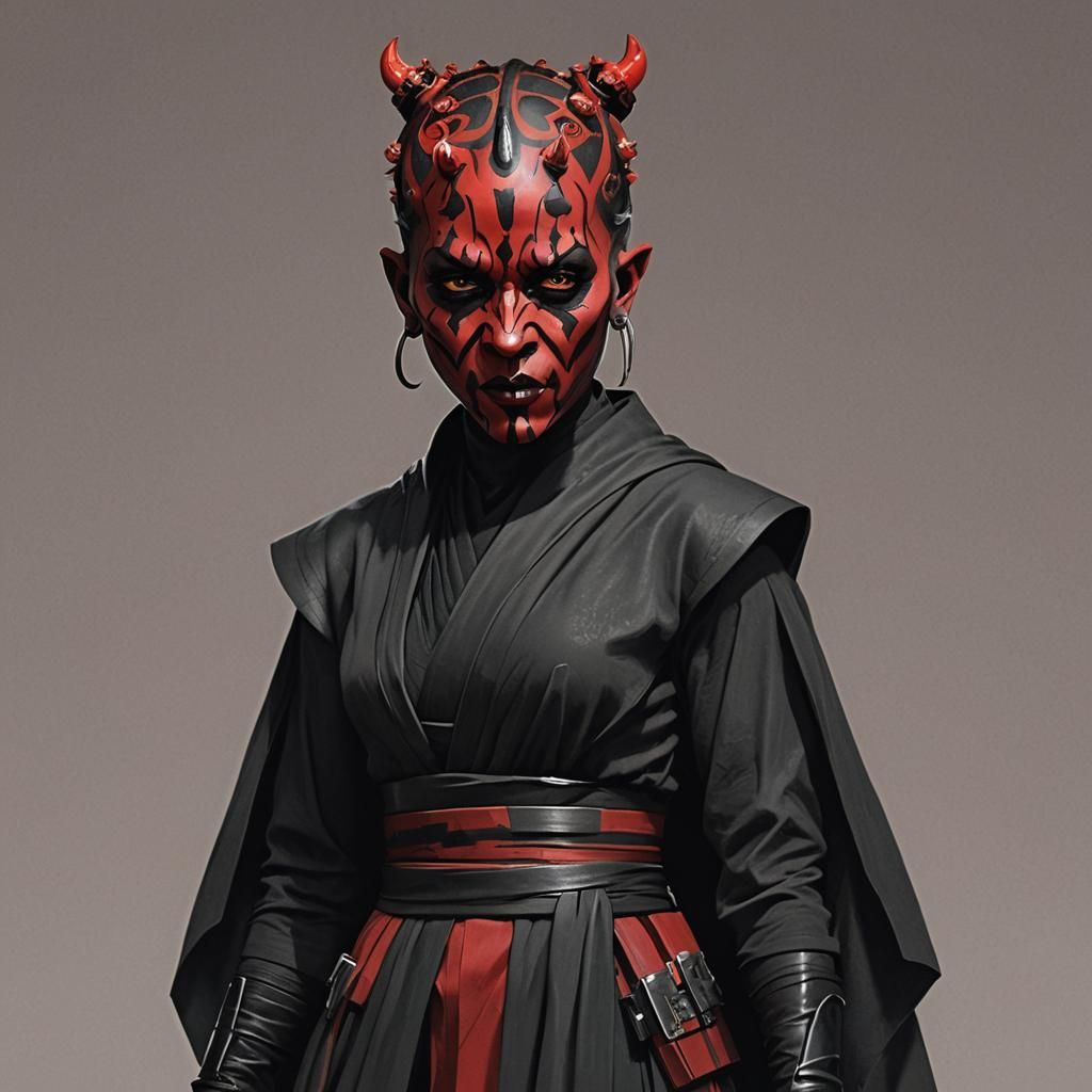 Darth Maul Reimagined as a Female Character