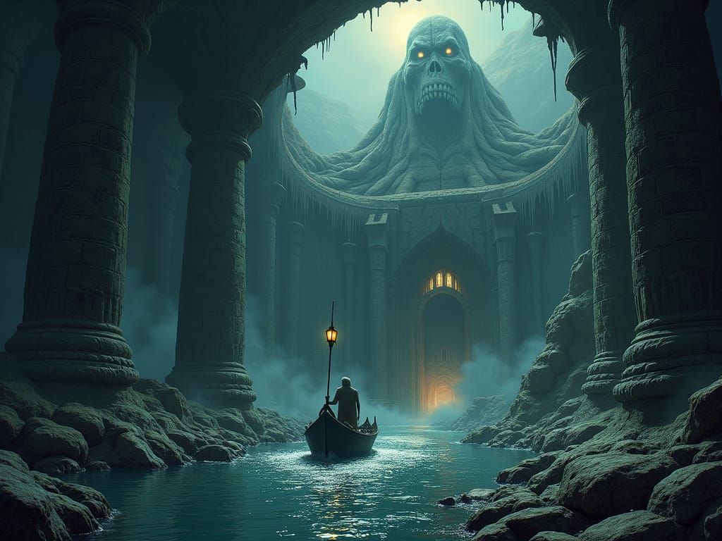 Hades' Palace and the River Styx