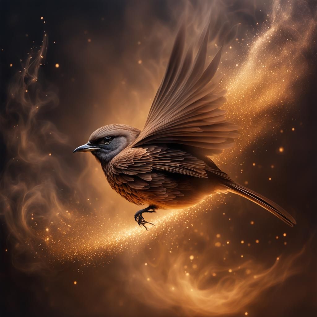 Brown Bird in the Smoke