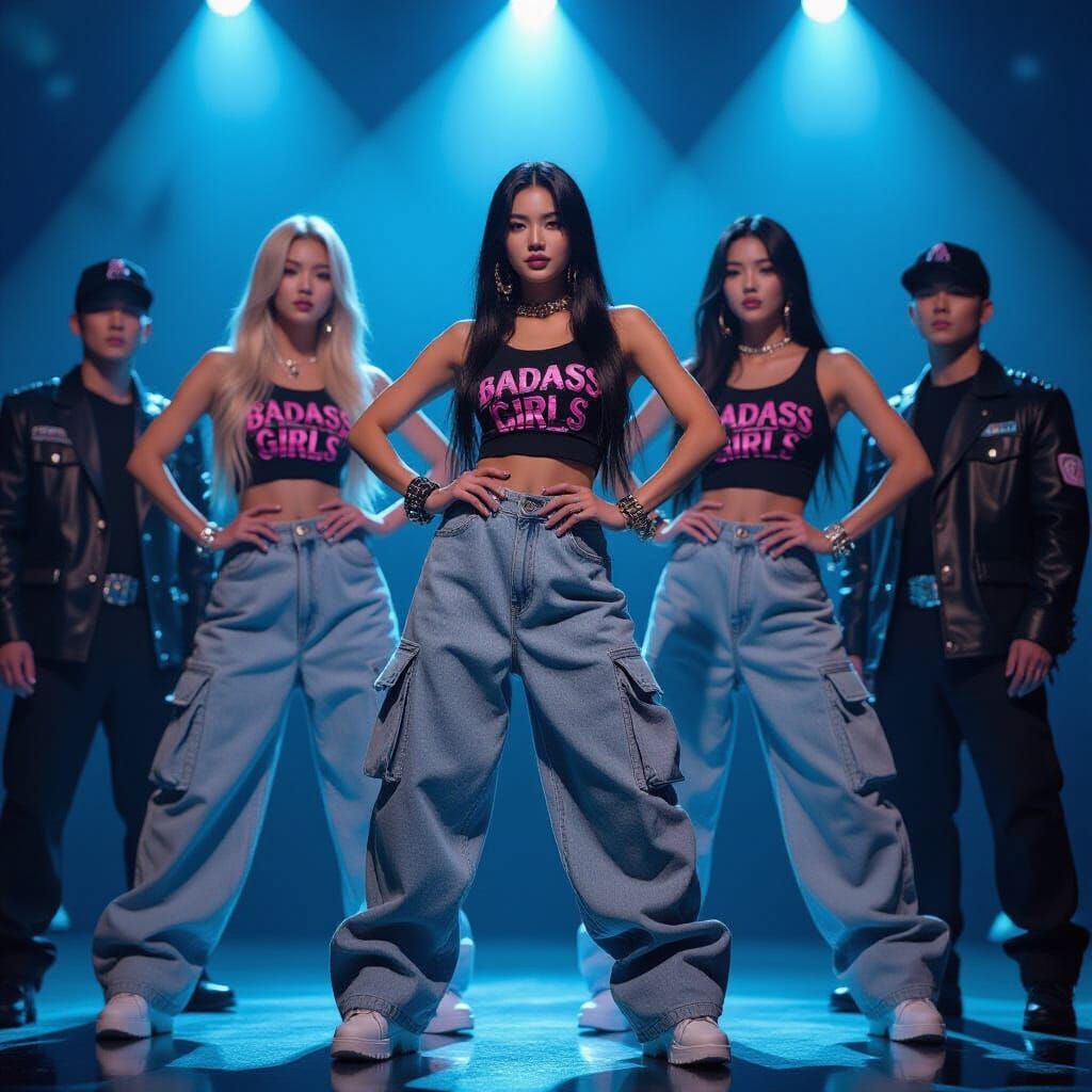 K-Pop Stars and Bodyguards on Award Day