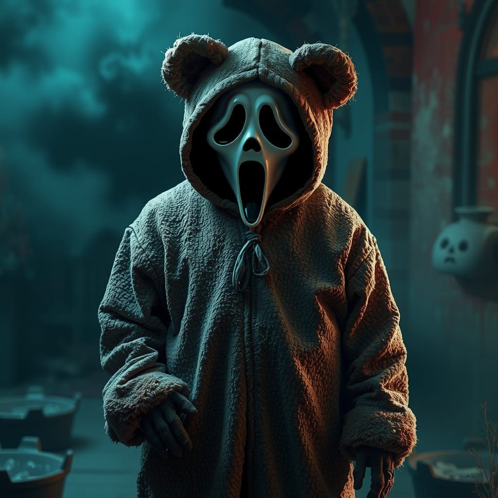GhostBear (Ghostface + Teddy Bear)
