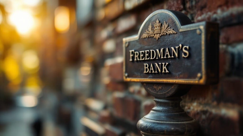On February 16, 1857, the Freedman’s Bank;

Though the bank ...