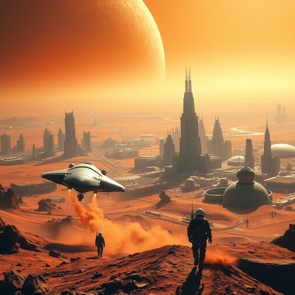 Mars Metropolis Unveils Futuristic Cityscape with Landed Spa...