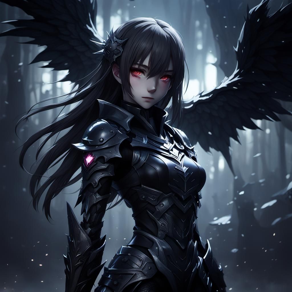 Detailed 3D Anime Art Inspired by WLOP