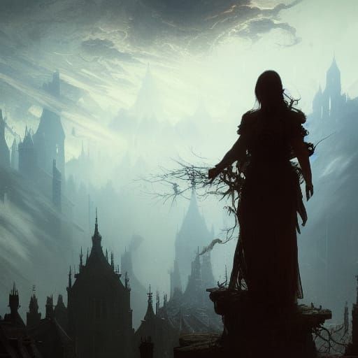 Intricate Dark Fantasy Concept Art in 8k