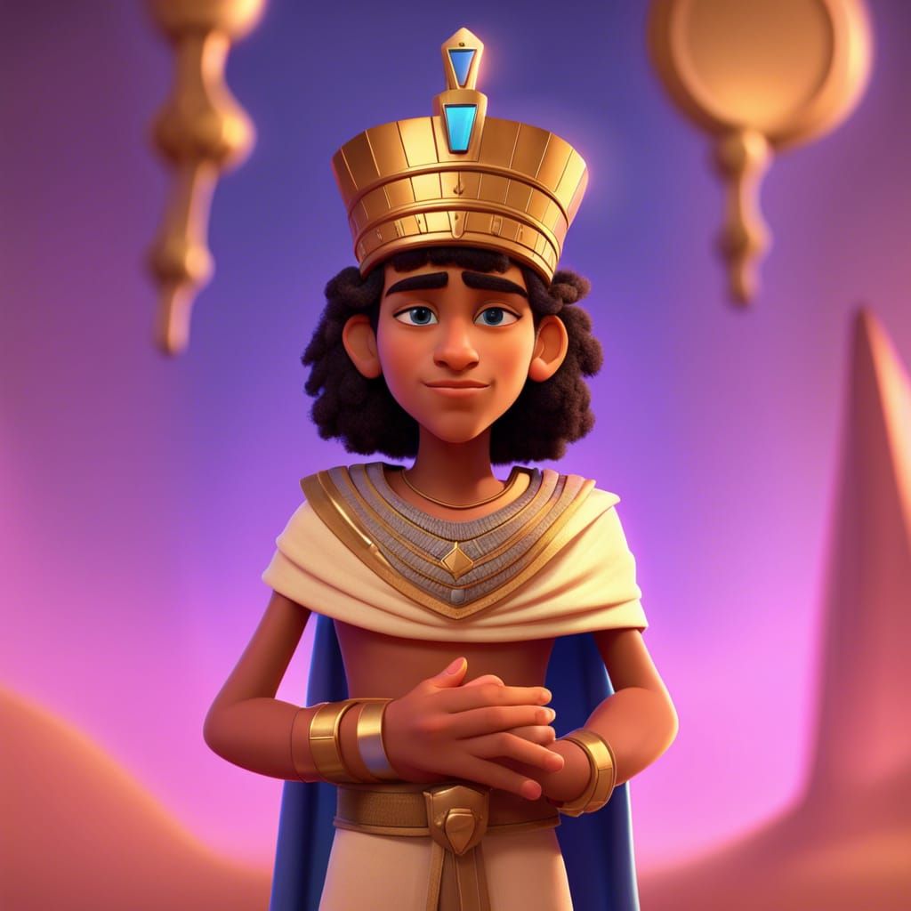 Egyptian Disney Prince: 3D Digital Art