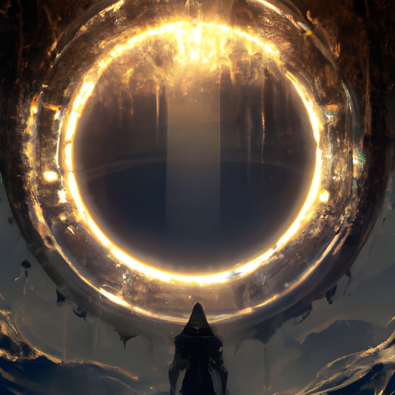 Epic Halo in Dramatic Digital Matte Painting