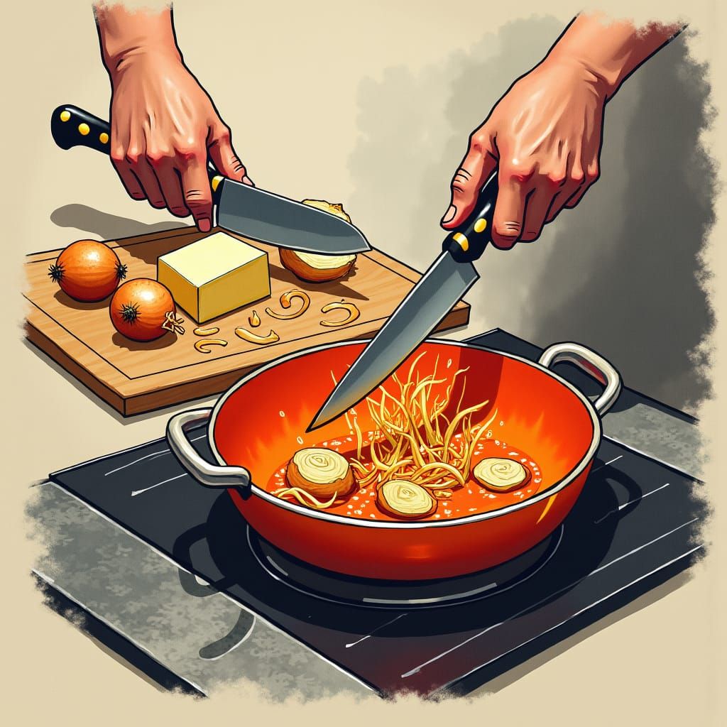 Chef and Patron Culinary Tattoo Design