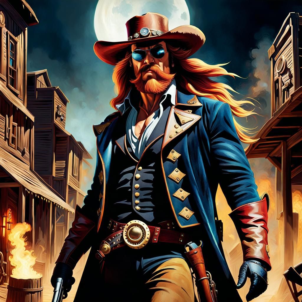 Steampunk Yosemite Sam, Meanest Hombre in the West