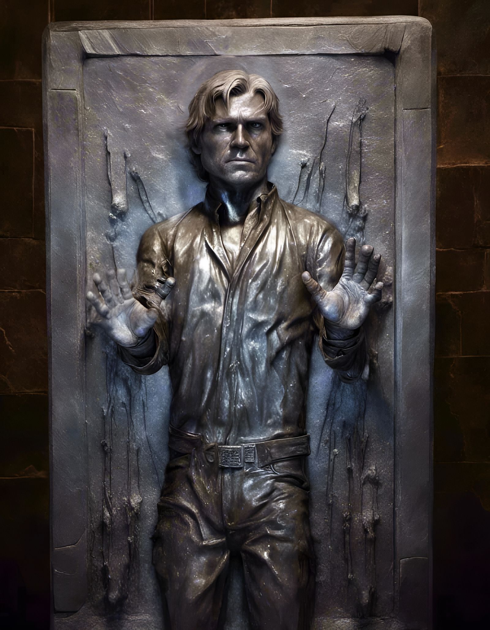 Han Solo in Carbonite: Digital Matte Painting
