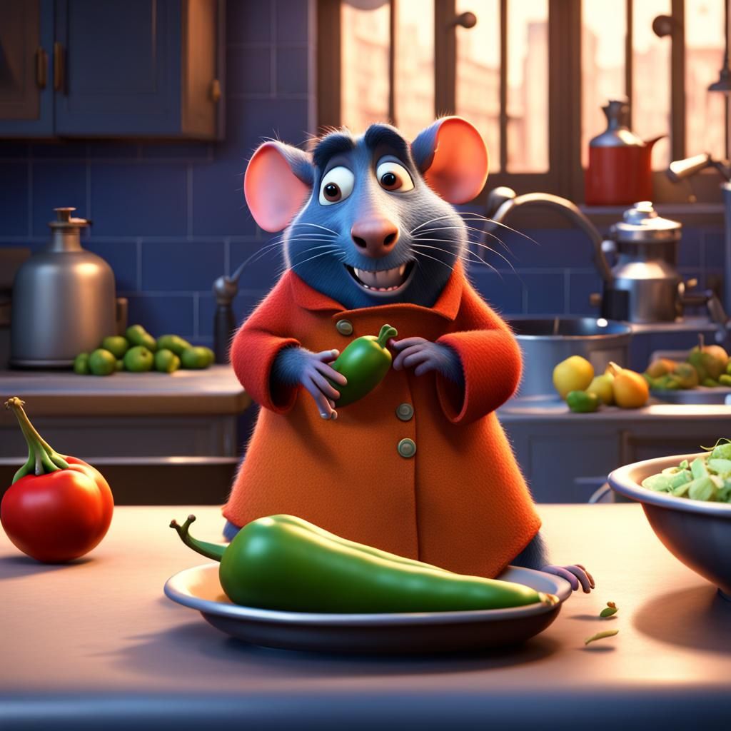 Ratatouille: 3D Digital Art by Pixar and Disney