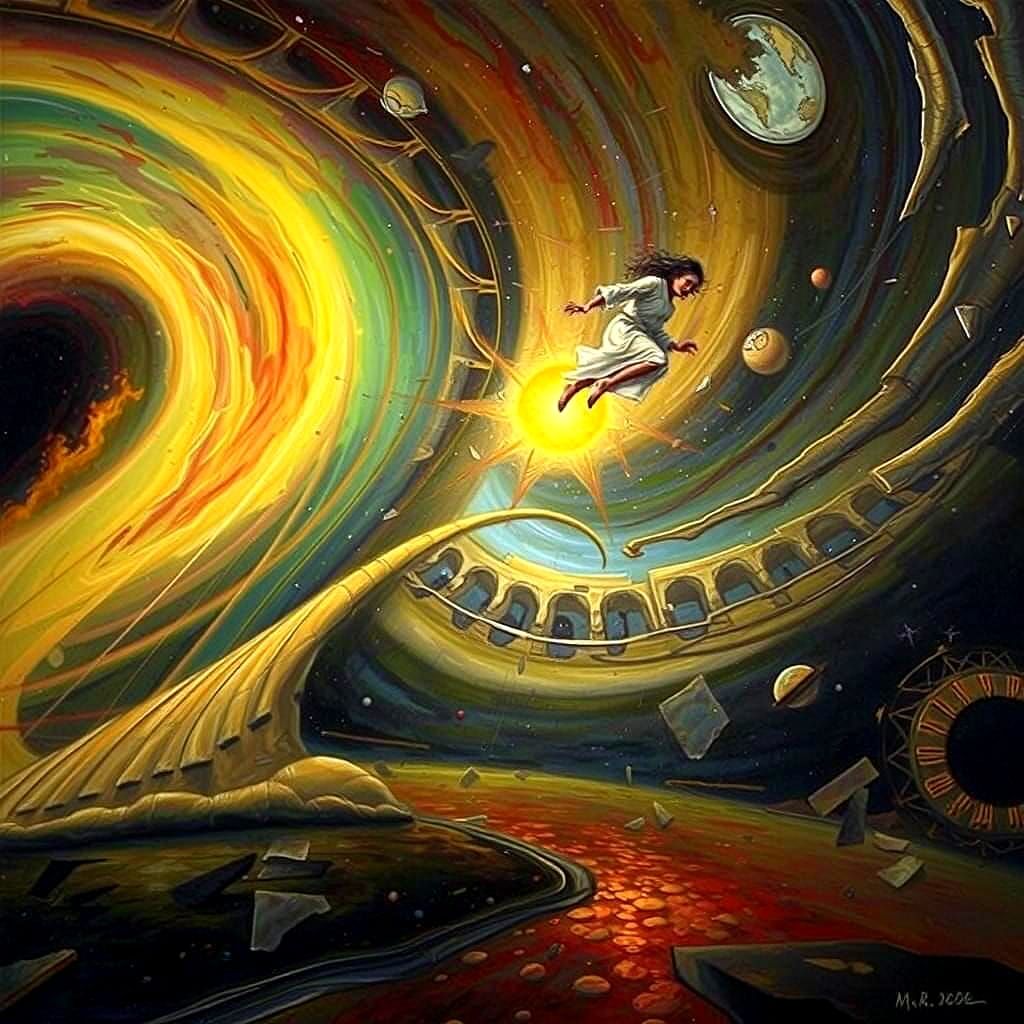 Falling Through Worlds Into Non-Being