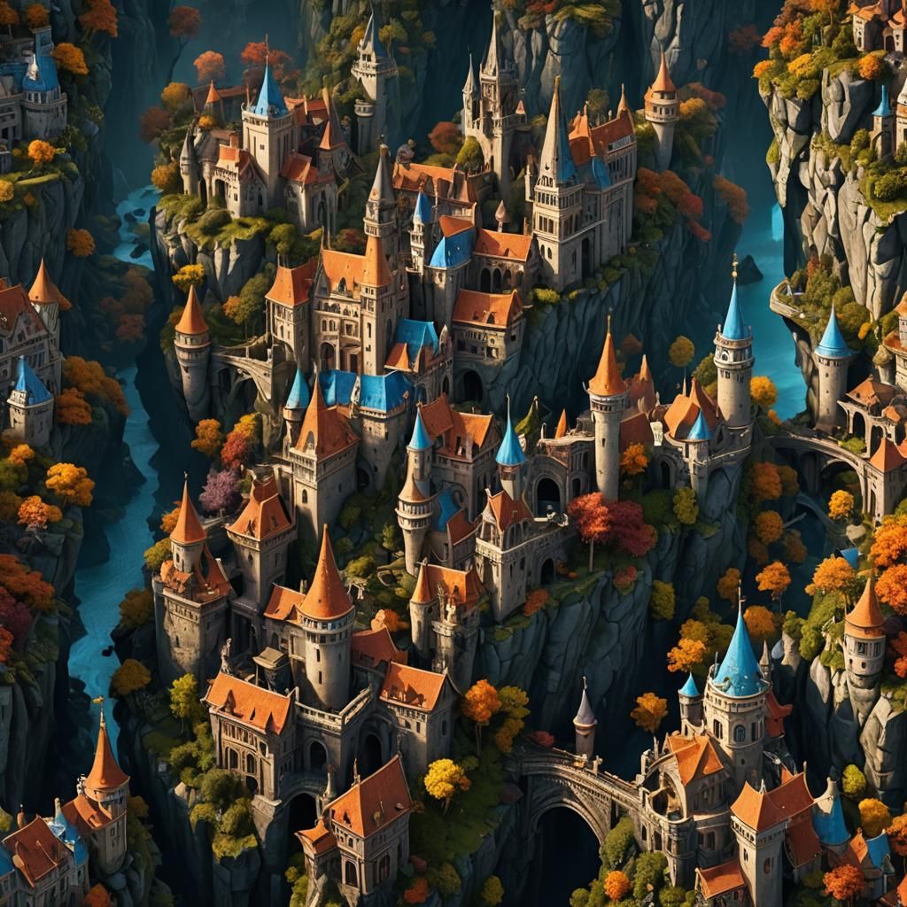 Side-by-Side Cornfields in Detailed Matte Painting